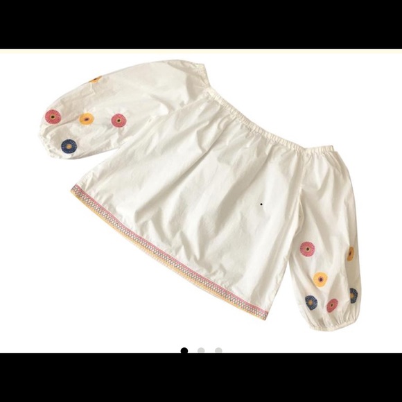 Madewell Embroidered Off The Shoulder Top - Picture 6 of 6